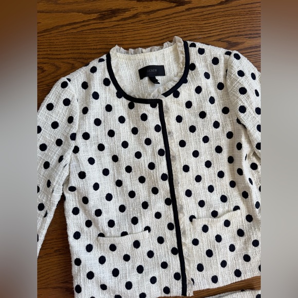 J. Crew polka dot skirt jacket suit - Picture 2 of 2